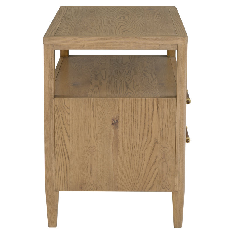 Maxwell 2 - Drawer Nightstand, Sunlit Oak