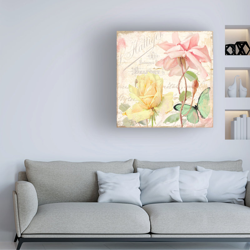 Sasha Florabella IV Canvas Art_ALI73165, 14" H x 14" W