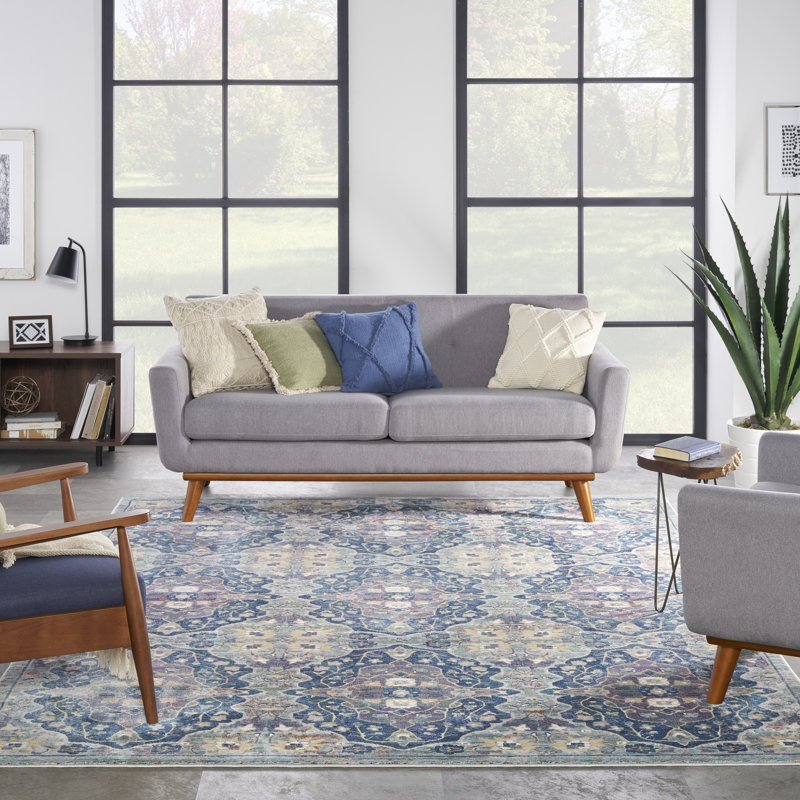Abstract Area Rug, Rectangle 8'10" x 11'10"
