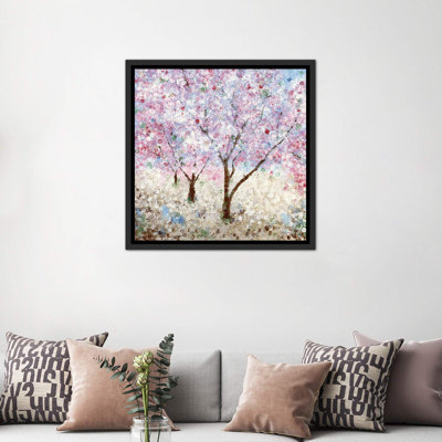 «Cherry Blossom Festival II» par Katrina Craven - reproduction d'art encadrée