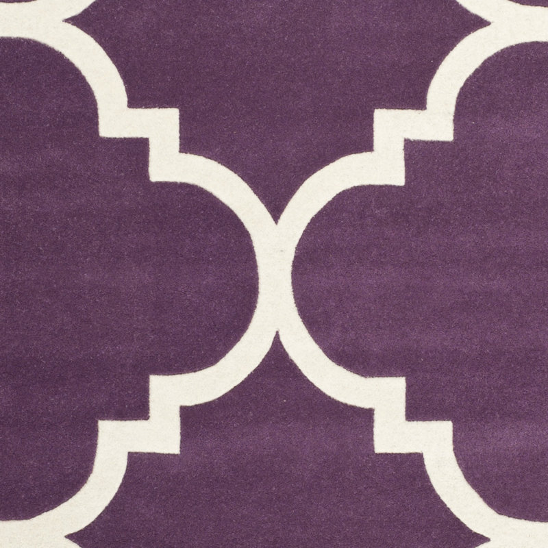 Carolene Hand Tufted Wool Geometric Rug, Rectangle 8'9" x 12'