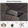 Aluminum Patio Hardtop Bronze Gazebo with Privacy Curtain and Mosquito Netting