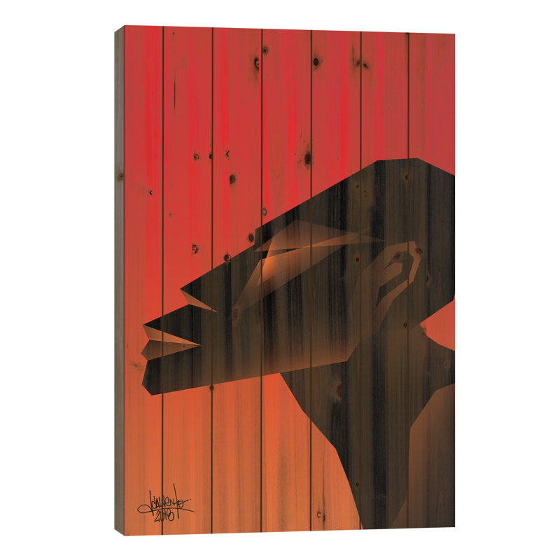 "Cronus Dry IV" par - Impression sur bois non encadrée, H 40 po x l 26 po x P 1,5 po
