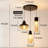 Modern Ribbed Glass 3 -light Pendant Light