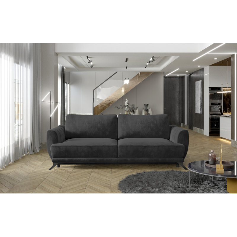 Aku 2 Seater Velvet Sofa Bed