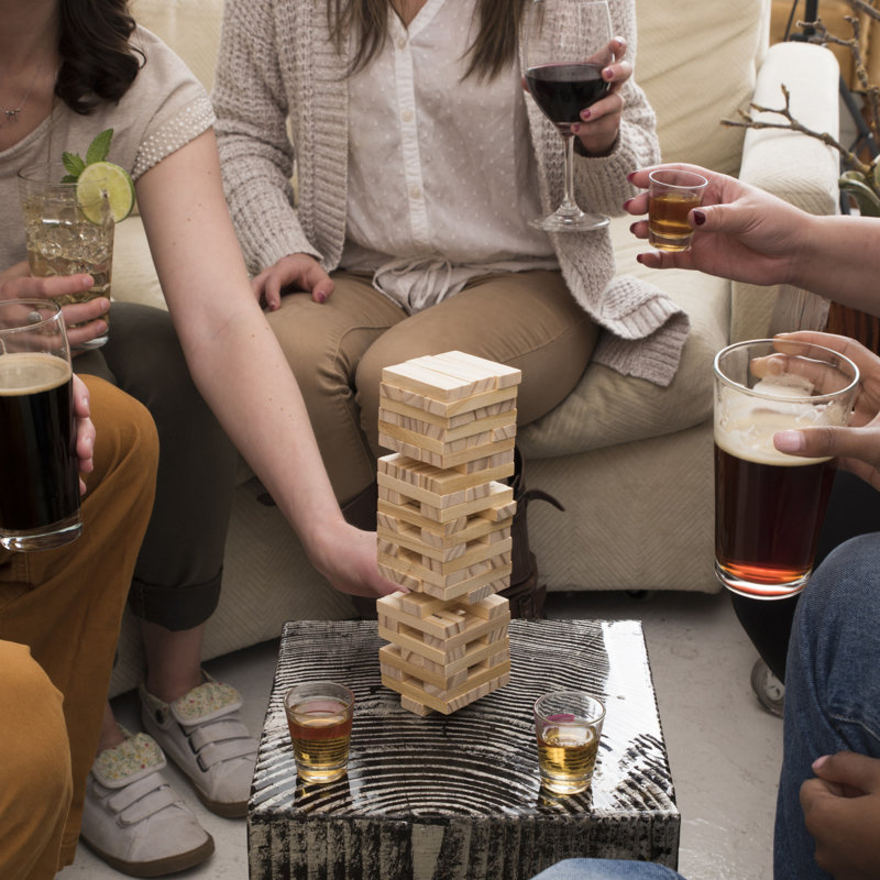 Stack Stacking Blocks, jeu à boire avec verres à liqueur