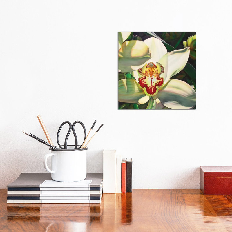Pale Orchid III by Lisa Lopuck - Wrapped Canvas Gallery-Wrapped Canvas Giclée, 30.48 cm H x 30.48 cm W