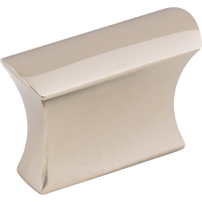 Glacier 3/4" Length Square Knob, Polished Nickel, 1 1/2" Length