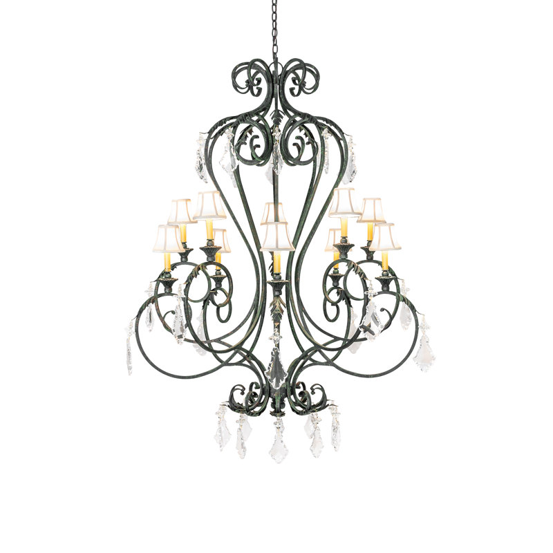 52" Wide Josephine 10 Light Chandelier