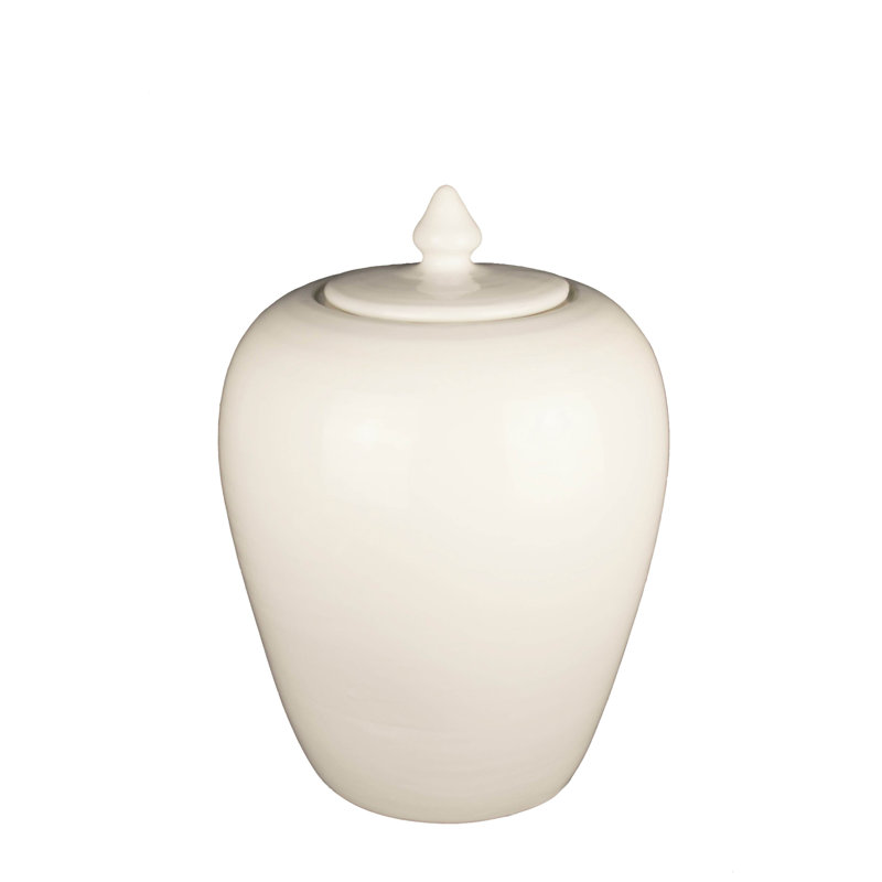 Handmade Ceramic Table Vase, Cream