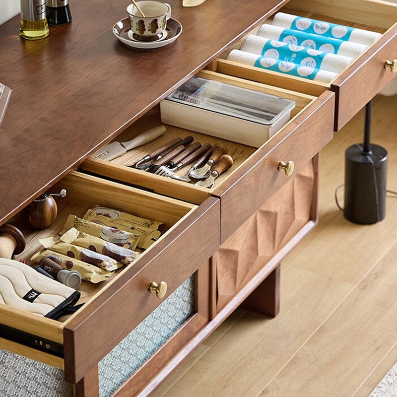Buffet de rangement multifonctionnel à grande capacité, H 35,43 po x l 55,11 po x P 15,74 po