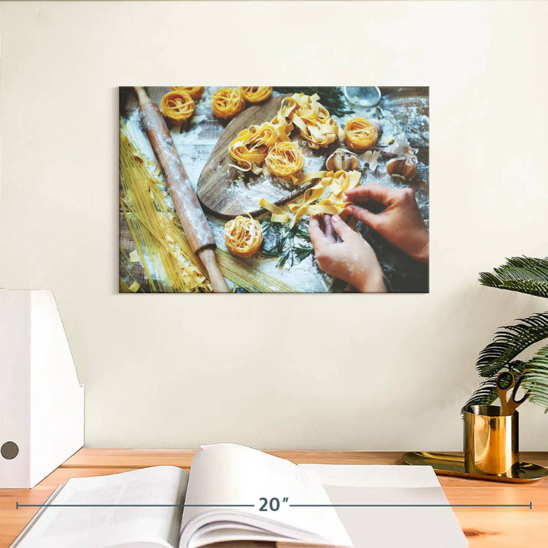 Yarlin Pasta Making, 8" H x 12" W