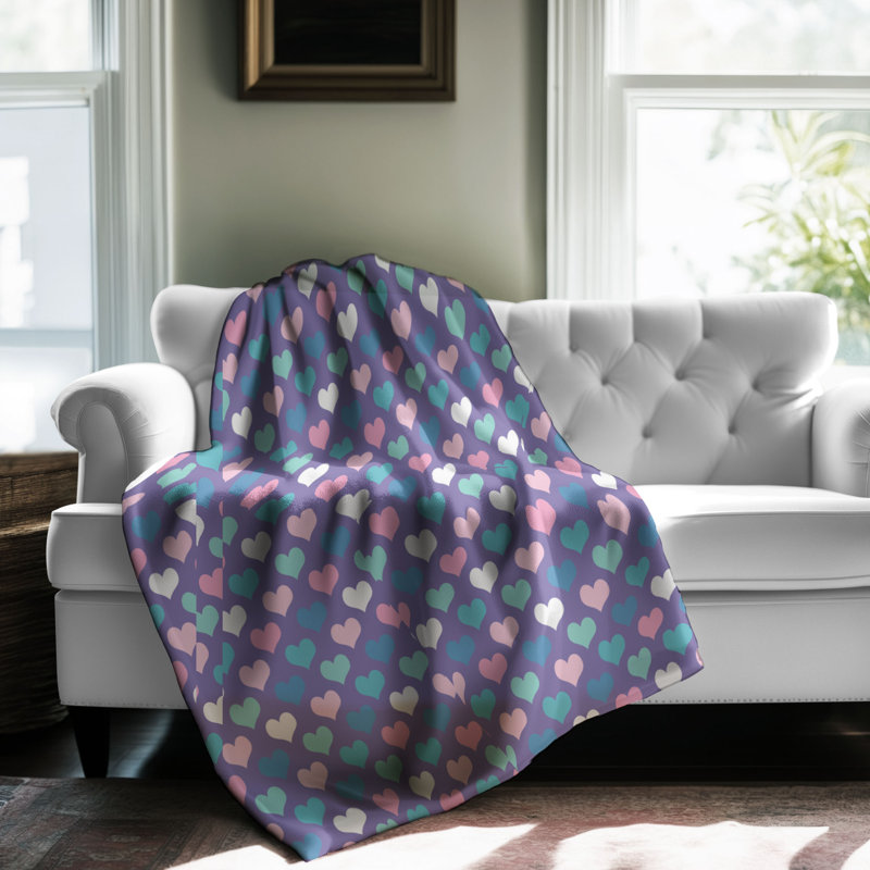 Couverture en sherpa de qualité supérieure 1 pièce Mermaid Bliss 0100, L 50 po x L 60 po