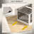 Stackable Storage Bins With Lids, Wheels, And Collapsible-1146358604
