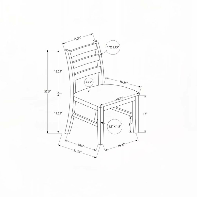 Chaises de salle à manger rembourrées