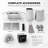 900 CFM Ducted Wall Mount Range Hood 30 Inch with Remote, Gesture & Touch Control, Stainless Steel Kitchen Hood with Dishwasher-Safe Baffle Filters and Adjustable LED Lights