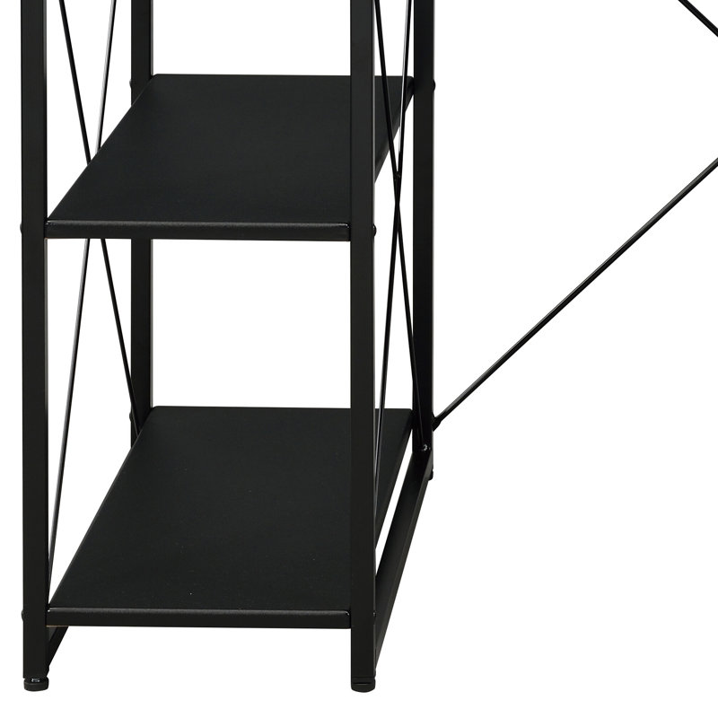 Amiel All Purpose  Finish Writing Desk (Not Including Office Chairs), Black
