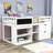 Gwendel Kids Twin Loft Bed with Drawers-953341521