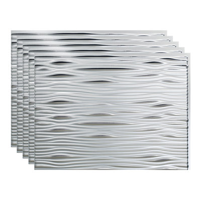 Ensemble de dosseret décoratif en vinyle FASÄDE Waves 15 pieds carrés