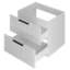 Argusta Wall Mounted Required Under Sink Cabinet
