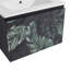 Meuble-lavabo mural flottant 24 po avec lavabo en céramique et porte d'armoire à fermeture en douceur, parfait pour les espaces modernes et compacts