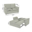 2 Seater Fabric Sofa Bed-1977446274