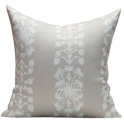 Palmberry Linen Square Pillow Cover