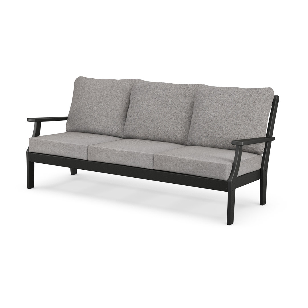 Braxton Deep Seating Sofa POLYWOOD® Frame Color/Cushion 