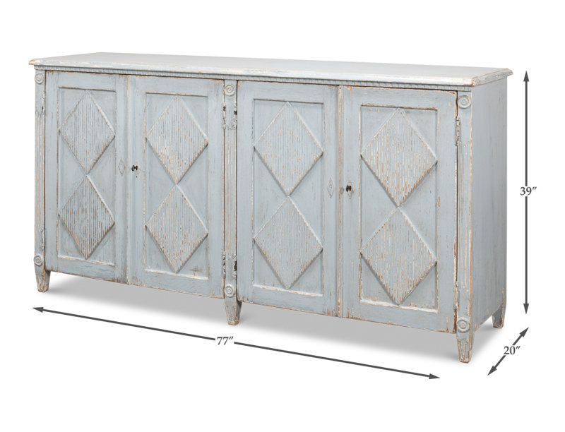 76'' W Solid Wood Sideboard
