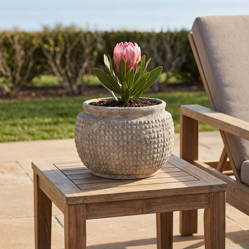 Weather Resistant Composite Round Pot Planter