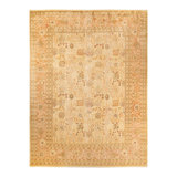 Classic One-of-a-Kind 9'1" X 12'2" Hand Knotted Area Rug