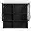 Armoire de toilette murale 2 en 1 avec miroir, étagères réglables et portes à fermeture en douceur-1094523028
