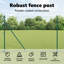 Fence Posts 12 Pcs Powder-Coated Steel-1753987501-1753982552