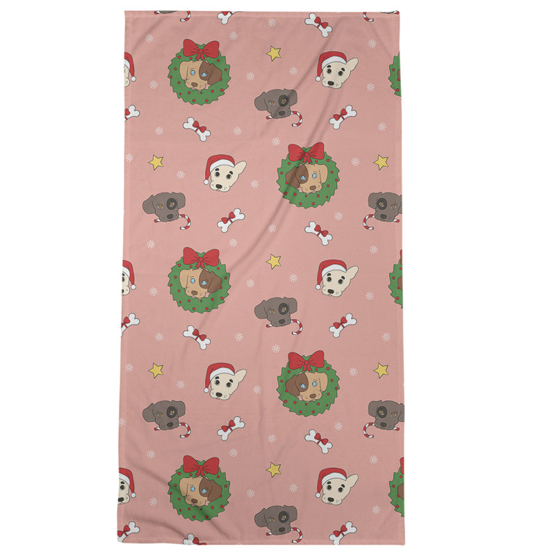 Beach Towel, Pink, Microfiber