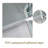 Shower Door 34-1/8" X 72" Semi-Frameless Neo-Angle Hinged Shower Enclosure, Chrome-119845681