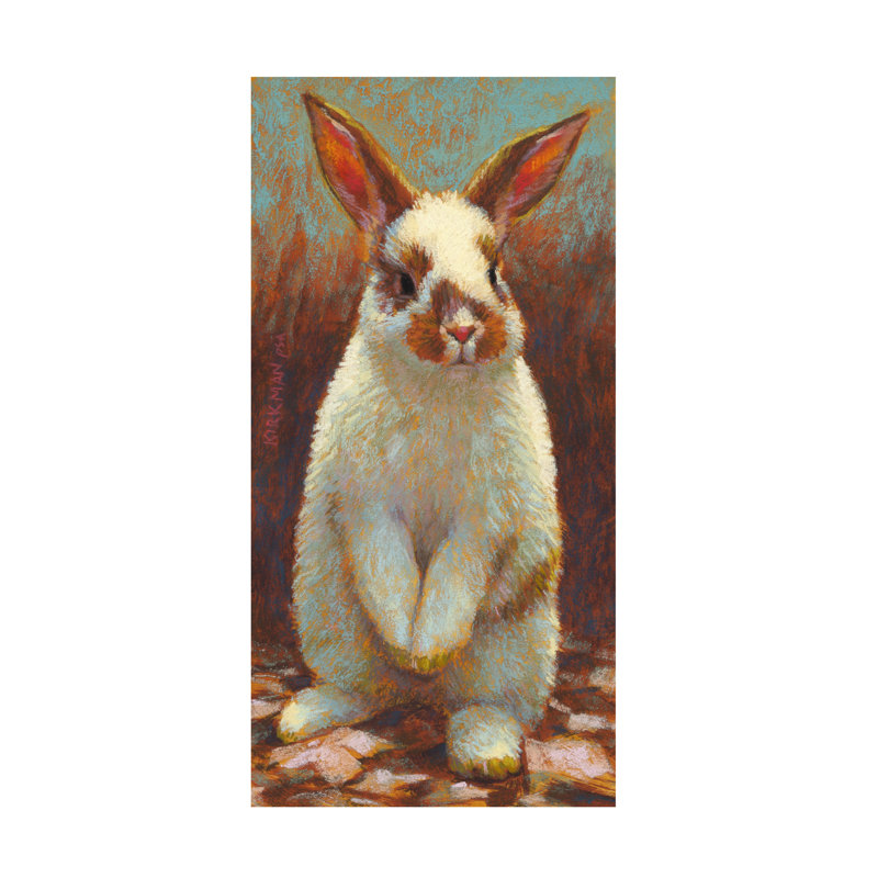 Wrapped Canvas Wall Art - Rita Kirkman 'Buster' Wall Art for Living Room, Bedroom, or Office Décor  - 10x19