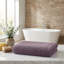 Ensemble de deux draps de bain en coton turc mauve 70 po x 40 po