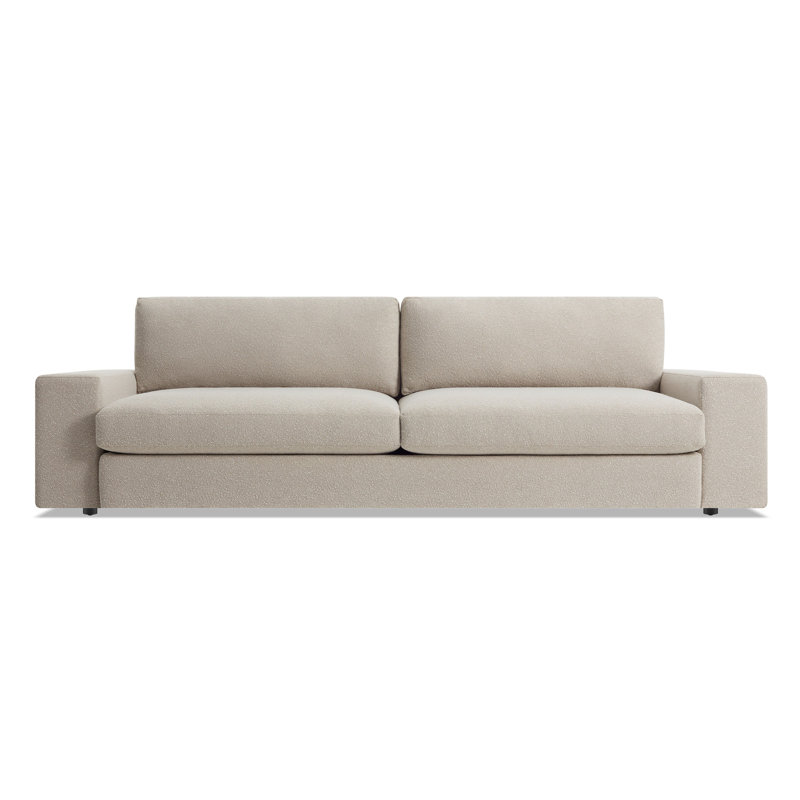 Esker Sofa, Kelso Blue 100% Polyester, 31" H x 98" W x 42" D