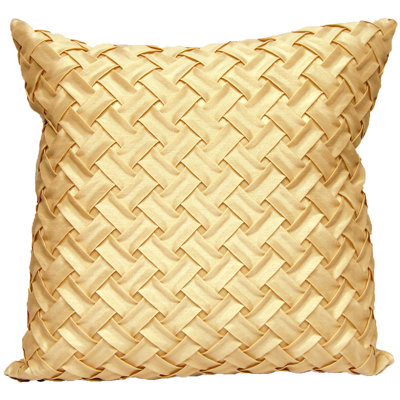 Coussin décoratif plissé