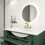 Meuble-lavabo vert 30 po avec lavabo en céramique, meuble de rangement avec portes à fermeture douce et organisateur de porte et tiroirs-2099552319