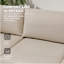 Canapé d'angle modulaire en aluminium pour terrasse 4 personnes, beige-794137285
