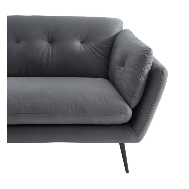 Cody 84" Flared Arm Sofa, Gray