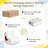Toddler Chair,Comfy Cuddly Kids Chair with Heart-shaped Novel Design Pillow,Children's Chairs Toddler Furniture for Girls & Boys,White