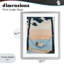 «Reading At Sunset in Hammock», impression sous verre encadrée, design par The Prints Vibe-130835774-130835775