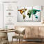 Carte du monde abstrait moderne Aliaz-107937832