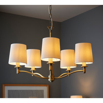 Beaumont 5 - Light Shaded Chandelier