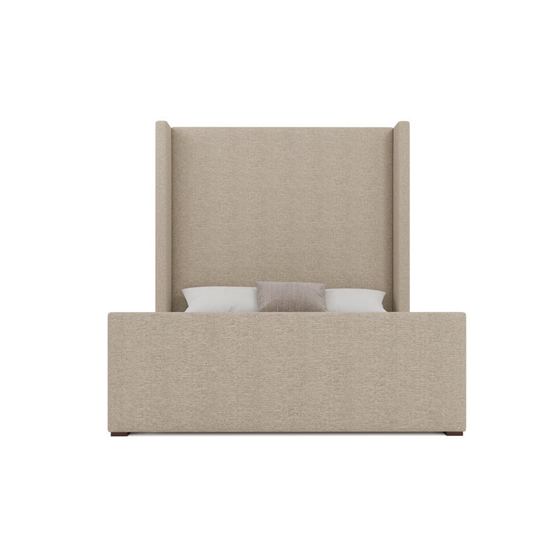Aylet Luxe Footboard High Bed, Flax, California King
