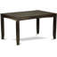 Ensemble de table de salle à manger 5 pièces moderne comprenant une table rectangulaire en bois avec feuille papillon et 4 chaises de cuisine en similicuir, cappuccino-49668260-131243335-131243336