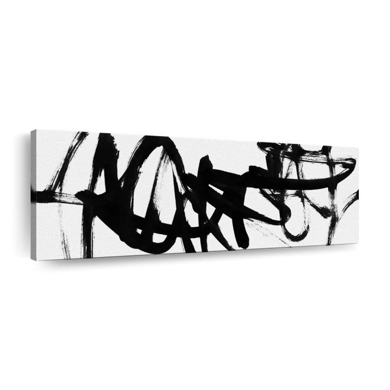 Sur toile, H 36 po x l 12 po x P 1,25 po