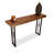 Walnut Solid Wood Rectangular Console Table-517681855